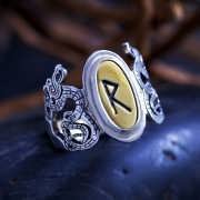 Runes Ring Silver