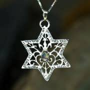 Star of David for protection silver