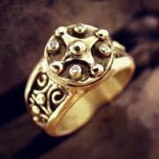 Mayan Venus Jupiter Ring Gold (*Sold Out!*)