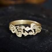 Das Element des Wassers - Ring - Gold mit Diamanten