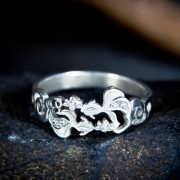 Кольцо «Элемент Воды», серебро