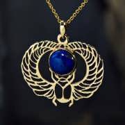 Winged Scarab Gold