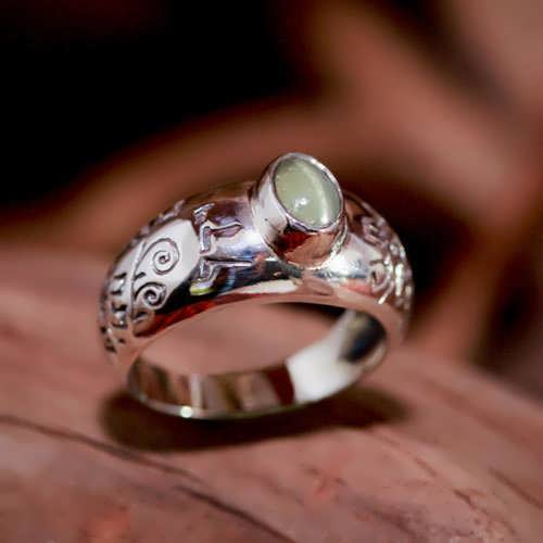 Cat's Eye Abundance Ring Silver