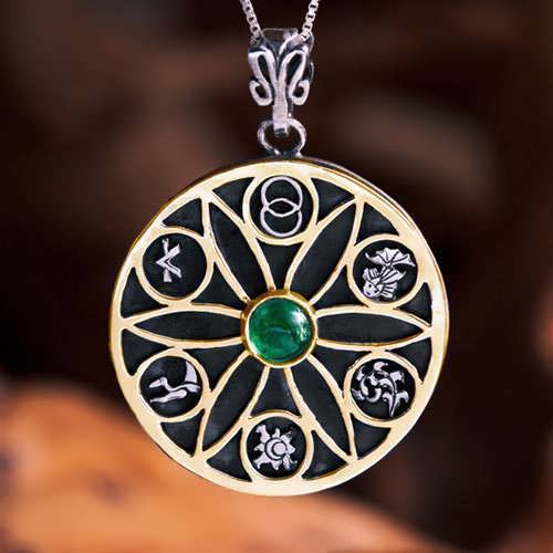 Genesis Pendant Silver and Gold