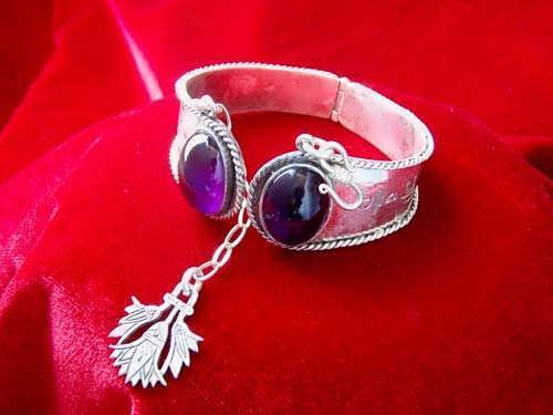 Ka Bracelet silver with Amethyst