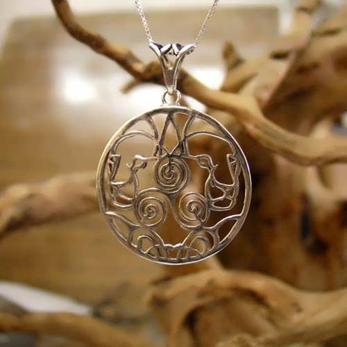 Lioness Motherhood Pendant Silver