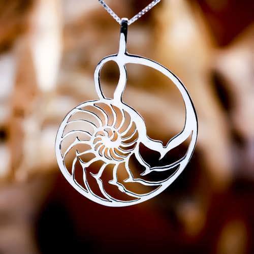 Ciondolo Nautilis jewelry - argento