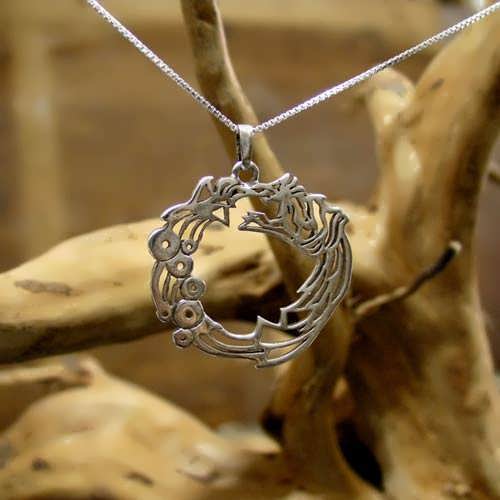 Ouroboros Pendant Silver