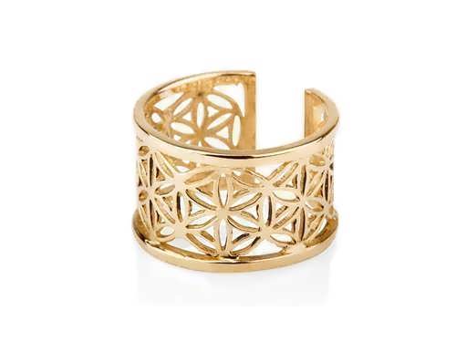 Pattern of Life Ring Gold