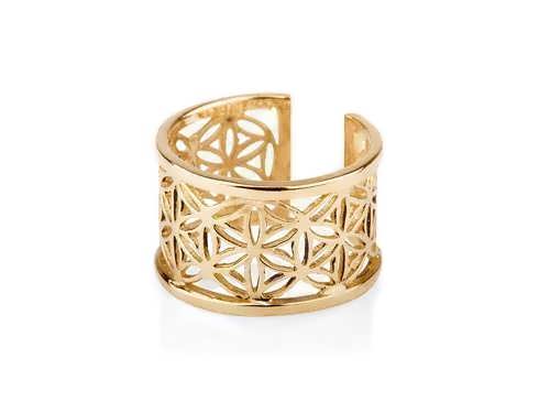 Pattern of Life Ring Small Gold