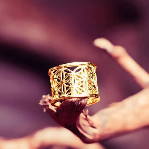 Pattern of Life Ring Gold