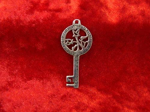 Peace Angel Key Silver