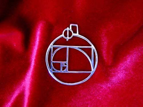 Pendentif Phi argent