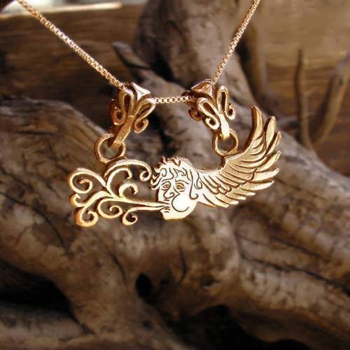 The Air Element Pendant Gold