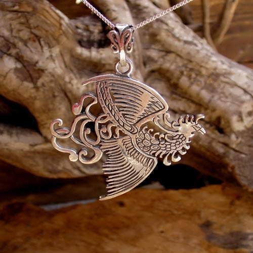 The Fire Element Pendant Silver