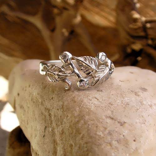 The Great Mother Ring Silver with Cubic Zirconia