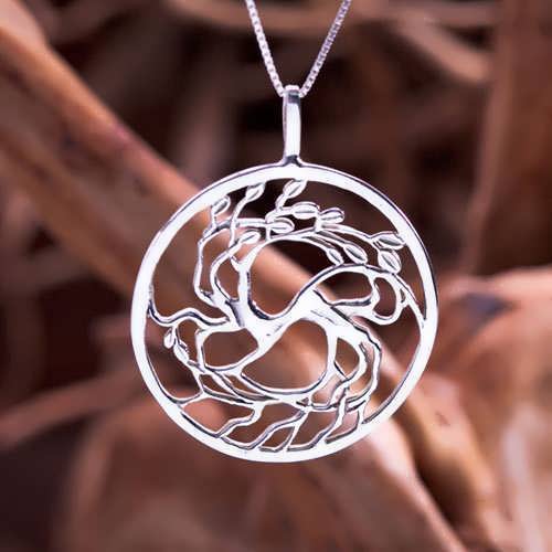 Tree of Love Silver Pendant