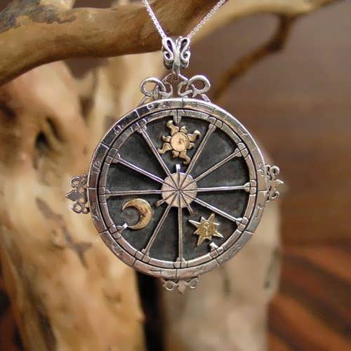 Personalisierter Trinity Talisman Silber Und Gold