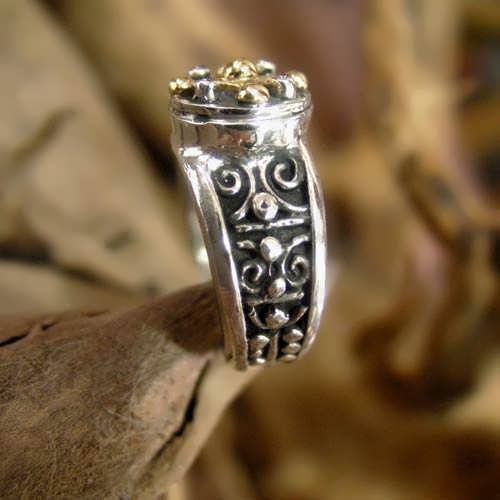 Mayan Venus Jupiter Ring Gold And Silver (*Limited Edition*)