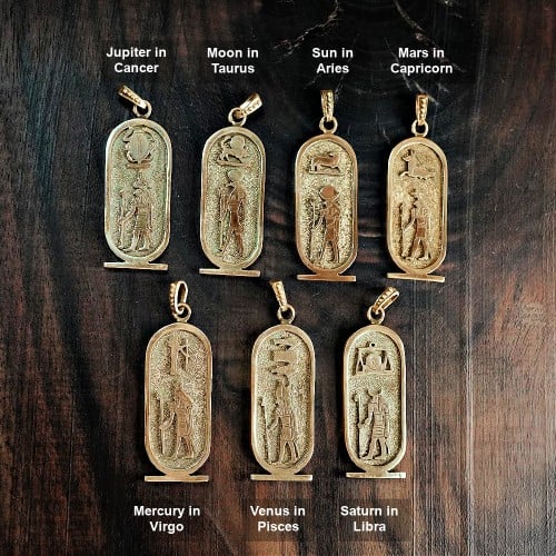 Ancient Egyptian Zodiac Gold