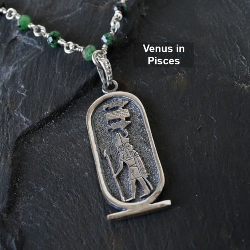 Ancient Egyptian Zodiac Silver