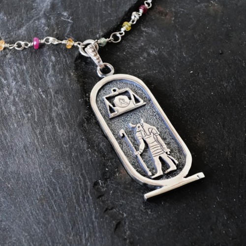 Anciet Egypt Zodiac pendant with Royal handmade woven necklaces