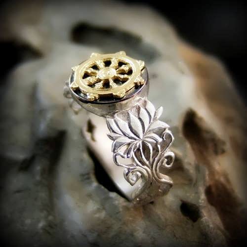 Dharma Ring Silver and Gold