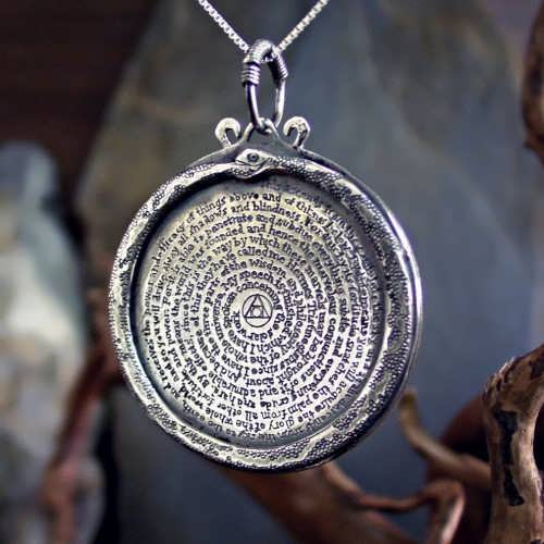 Emerald Tablet Mercury Pendant Silver (*Limited Edition*)