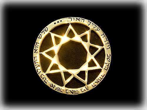 Enneagram Pendant Gold