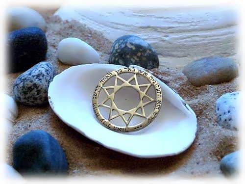 Enneagram Pendant Gold