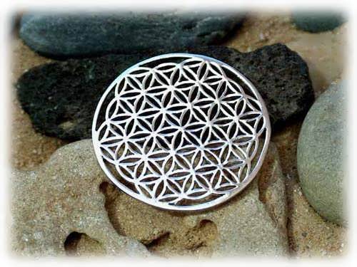Flower of Life Pendant - Silver
