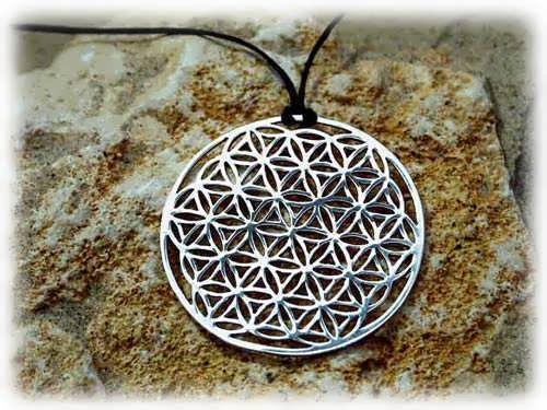 Pendentif Fleur de vie - argent