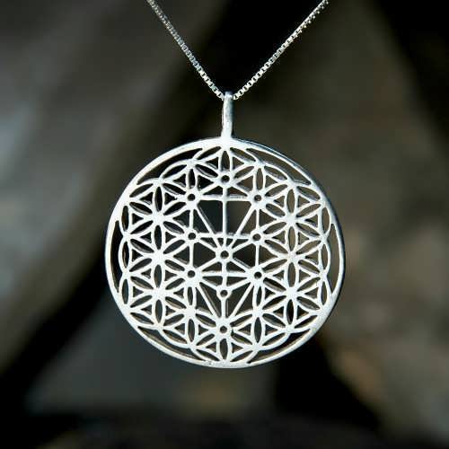 Flower and Tree of Life Silver