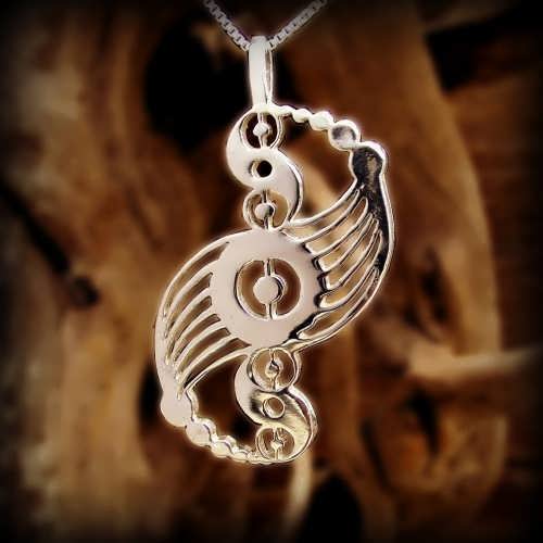 Galactic Harmony Pendant Silver