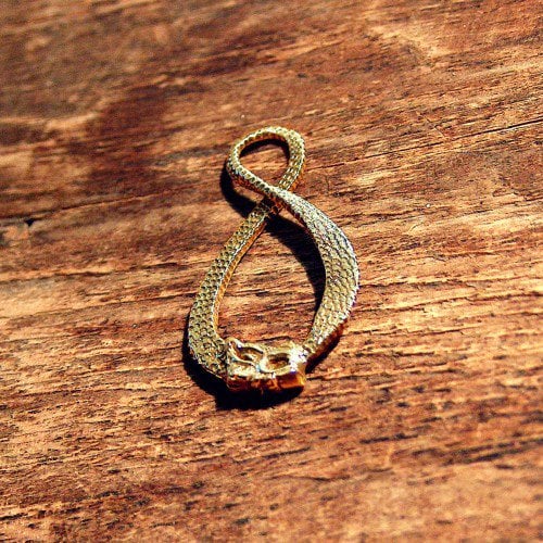 Dragon de l’Infini pendentif or