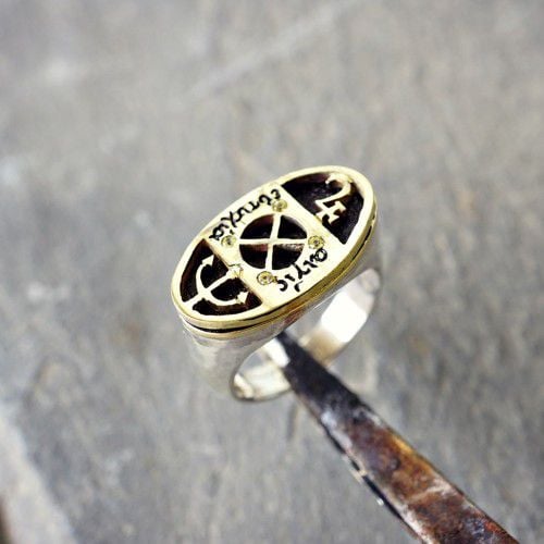 Jupiter Neptune Talisman Ring Silver and Gold (*Limited Edition*)