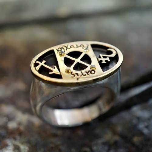 Jupiter in Sagittarius Talisman Ring Silver and Gold (*Limited Edition*)