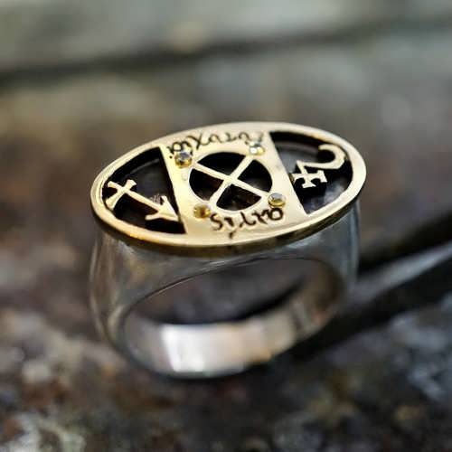 Jupiter in Sagittarius Talisman Ring Silver and Gold (*Sold Out!*)