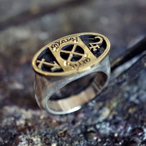 Jupiter in Sagittarius Talisman Ring Silver and Gold (*Sold Out!*)