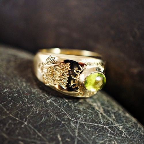 Lotus Ring Gold