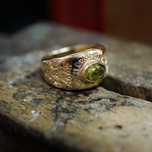 טבעת לוטוס - זהב