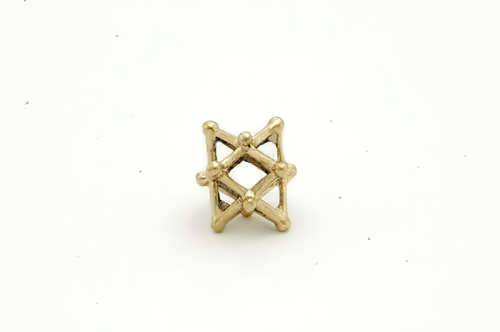 Merkaba 14 Points Gold Small