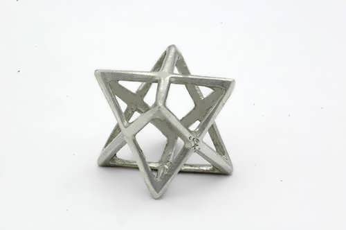 Pendentif Merkaba grand argent