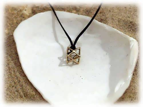 Merkaba Pendant Gold Small