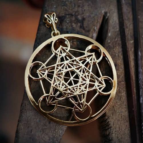 Metatron Cube gold