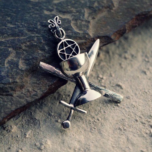 Minor Arcana Pendant Silver