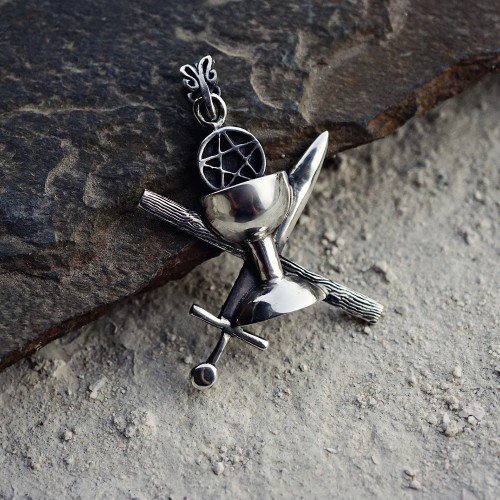 Minor Arcana Pendant Silver