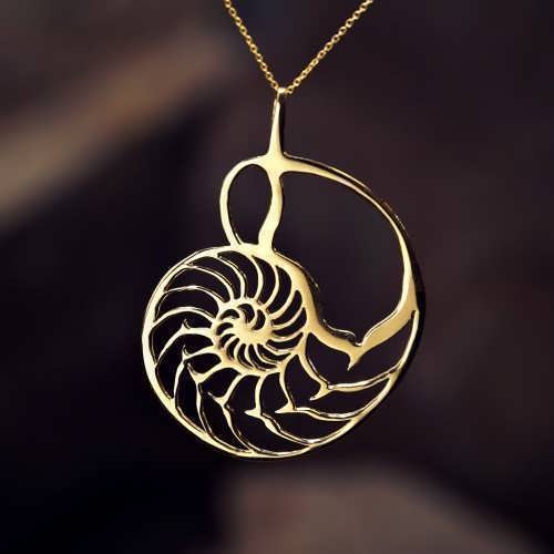 Ciondolo Nautilis jewelry - oro