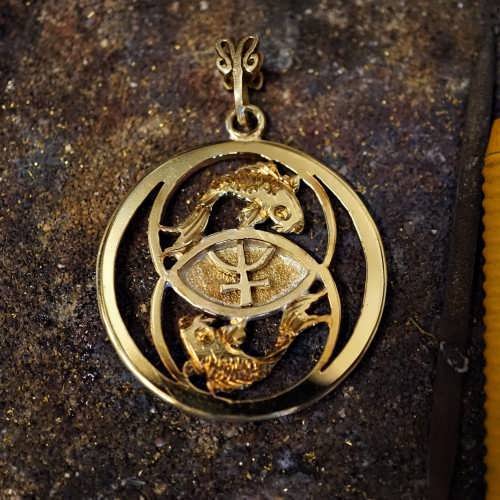 Neptune in Pisces Talisman Gold (*Sold Out!*)