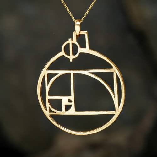 Phi Pendant Gold